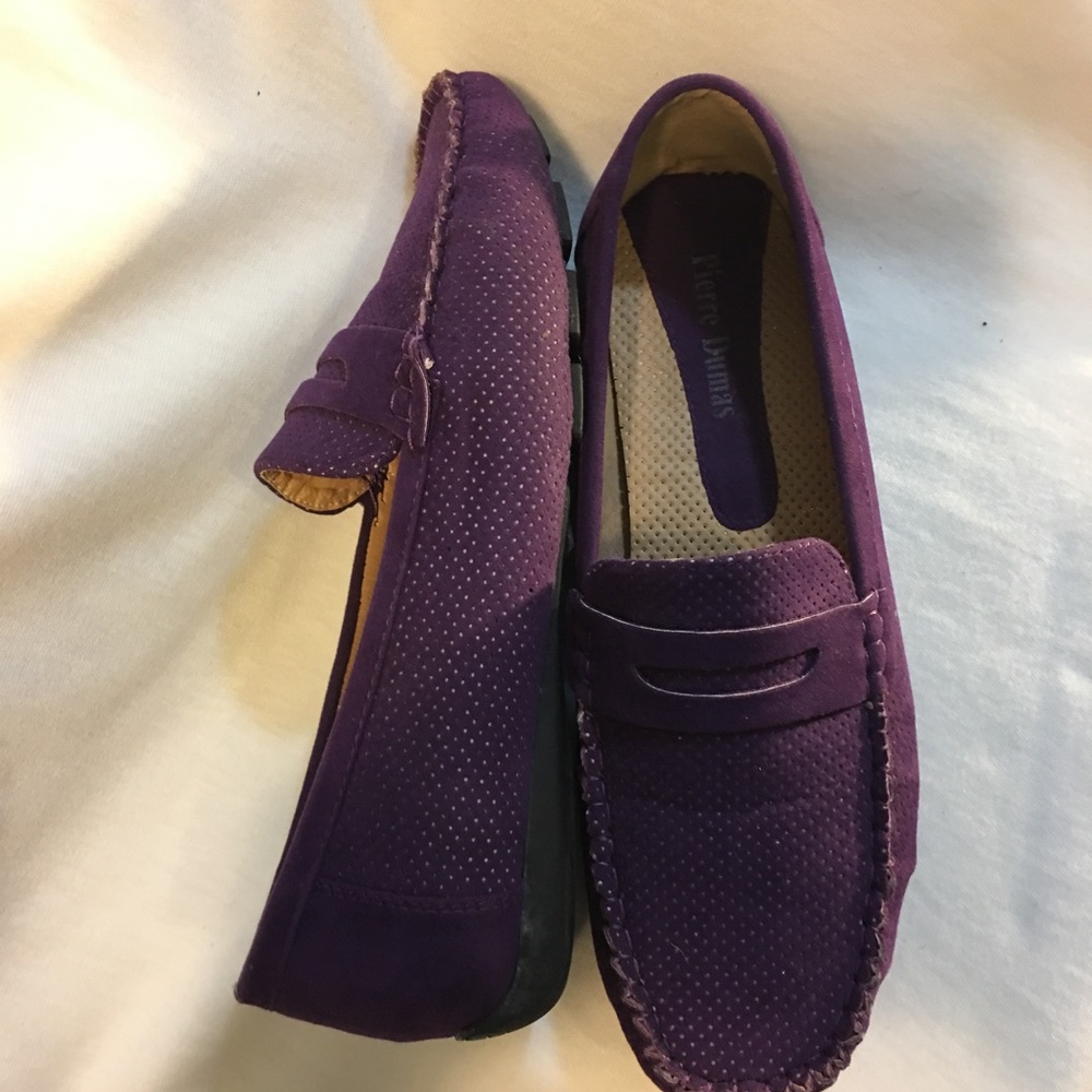 *SOLD*Pierre Dumas purple suede loafers - Picture 7 of 7
